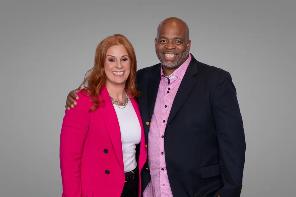 Robin Robins with Andre Norman