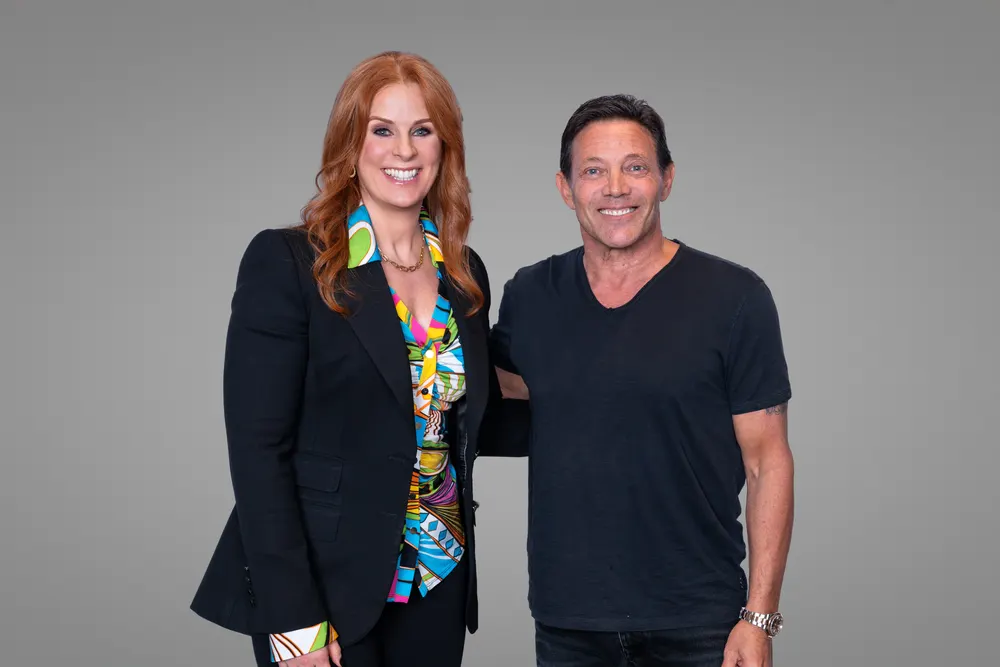 Robin Robins with Jordan Belfort