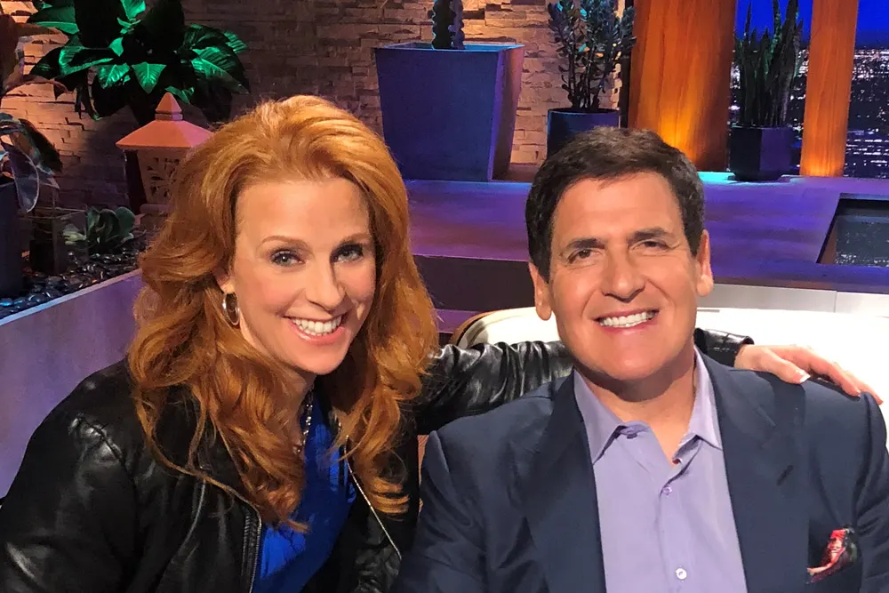 Robin Robins with Mark Cuban