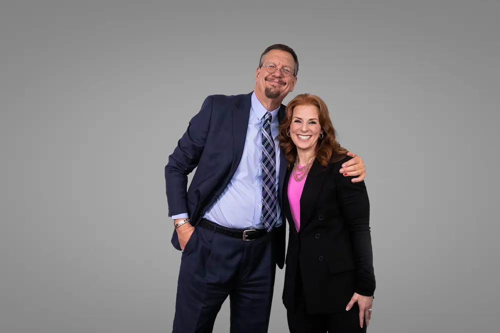 Robin Robins with Penn Jillette